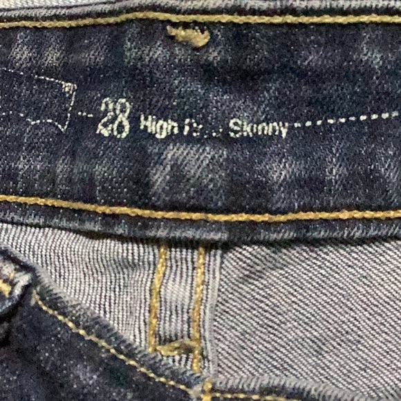 Womens Sliver label Levis Jeans dark denim rInse SKINNY W28 32L - Picture 8 of 10